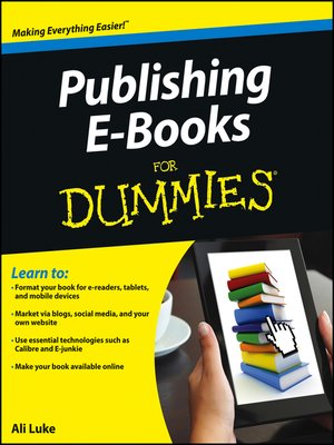 cover image of Publishing E-Books For Dummies